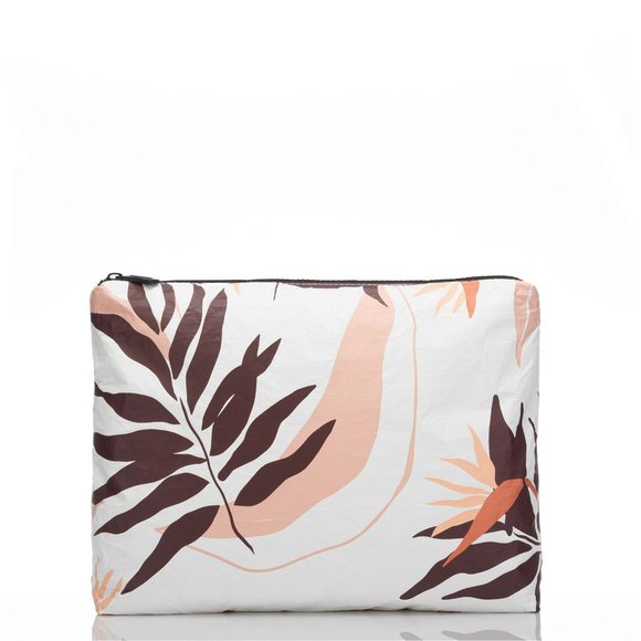 Aloha Collection Handbags - Aloha Collection Mid Painted Birds Pouch in Warm